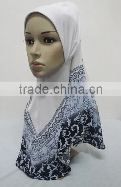 H294 Latest Muslim Hijab With Beautiful Prints,muslim Scarf photo-3