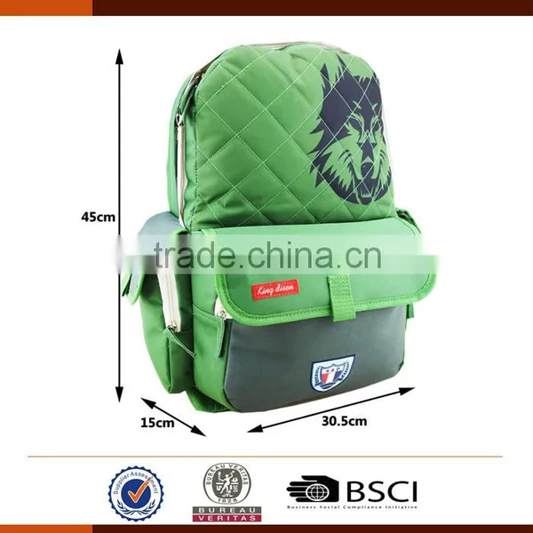 Stylish 600D Student School Bag With Laptop Compartment photo-3