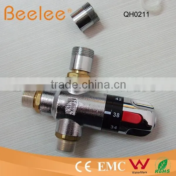 Solar Shower System 1/2" or 3/4" Brass Thermostatic Mixing Valve photo-2