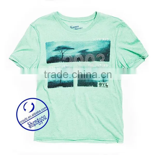 Custom 2015 China New Design Tshirt Men With Printing Supplier's Choice photo-3