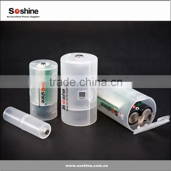 AA Size Battery Adaptor for Using AAA Size Battery as AA Size Battery Case aa Battery Holder photo-3