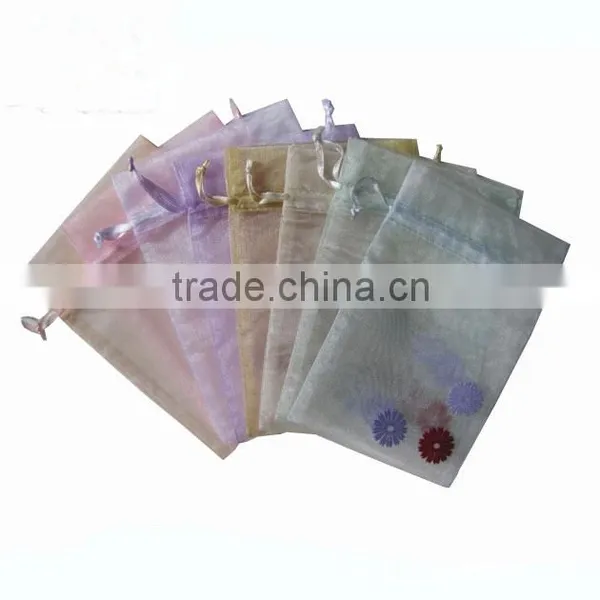Organza Promotional Ribbon Bag Drawstring Organza Gift Bag photo-4