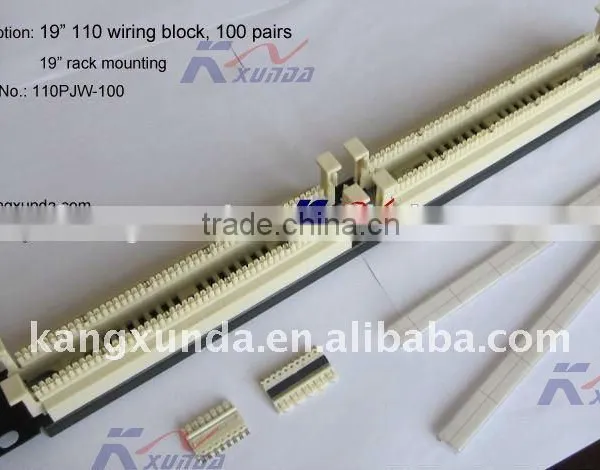 19" 110 Wiring Block 100 Pairs photo-2