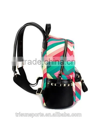 2016 New Fashion Cute Colorful Korean Backpack Bag photo-2