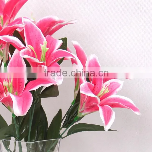 Most Famous Flowers 2016 New Style 10 Heads Artificial Lilies photo-4
