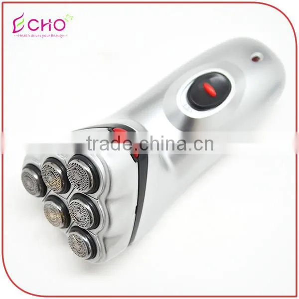 Electric Rechargeable Cordless Six Heads Rotary Shaver Razor photo-3