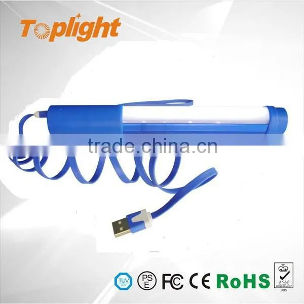 DC5V Multi-function Rechargeble Led Flashlight for Emergency photo-2