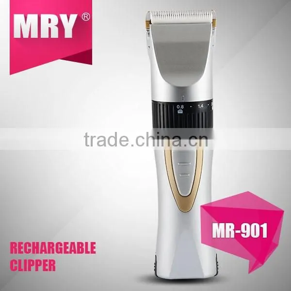 2015 Rechargeable Hair Trimmer/hair Clipper With Ceramic Moving Blades/cordless Hair Clipper for Human