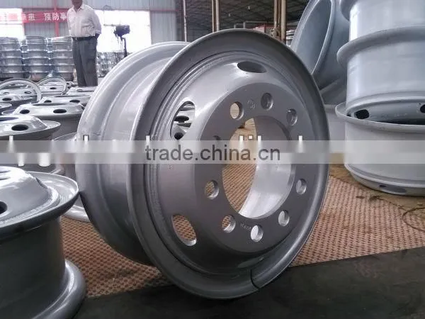 7.5-20 Trailer Wheel, Tube Steel Wheel, Wheel With10.00-20 Tyre for Heavy Truck