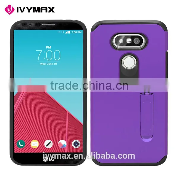 IVYMAX Hot Sale Slim Armor Case for LG G5 Mobile Phone Tpu pc Combo With Kickstand Cellphone Cover photo-2