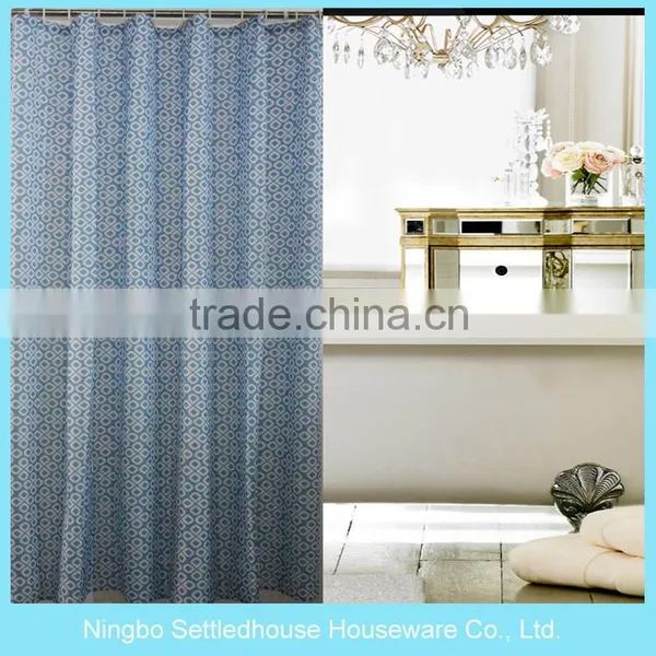 New Design OEM Acceptted Printed Transparent Pvc Shower Curtain, Thick Photo Print Curtains