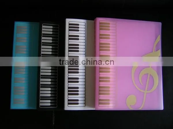 Made In China Plastic Music Folder,Custom Music Folder.