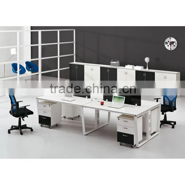 4-seater Office Workstation for Small Office
