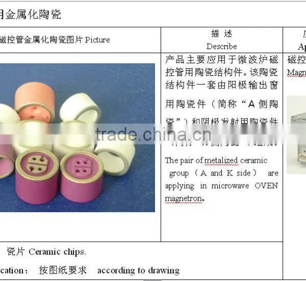 Alumina Ceramic for Magnetron Ceramic Chips photo-2