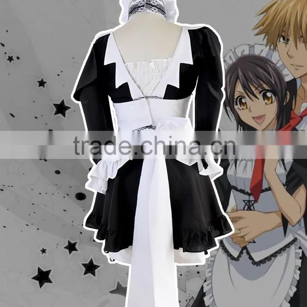 Sexy Japanese Sissy Maid Dress Anime Maid Uniform Costume for Girl photo-3
