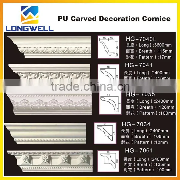 Home&Interior Decorative Polyurethane Molding
