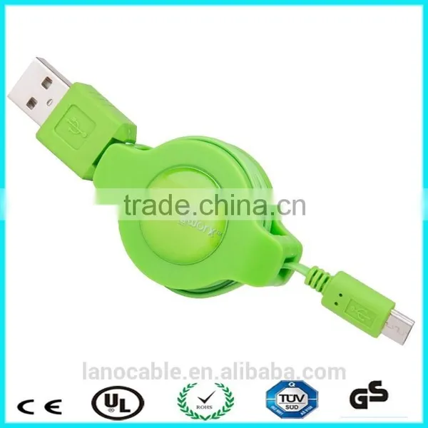 Colorful 1M Retractable Micro Usb Cable for Android Phone Supplier's Choice photo-2