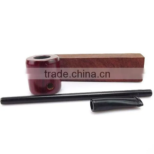 Modern Design Tobacco Pipe Rosewood Protable Smoking Pipe photo-4