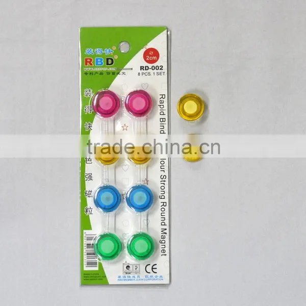 Colourful Modern Round Magnet photo-2