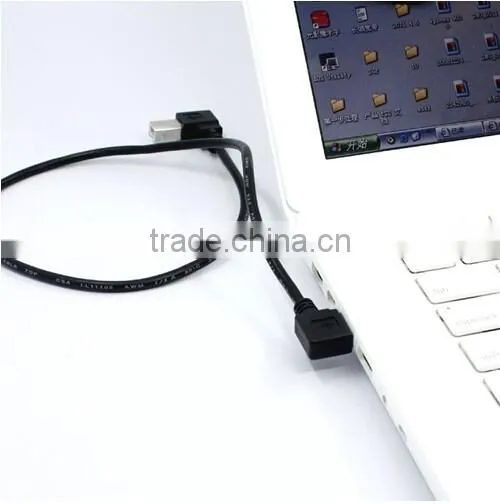 USB A Male Left Angle to B Male Cable 0.5m photo-2