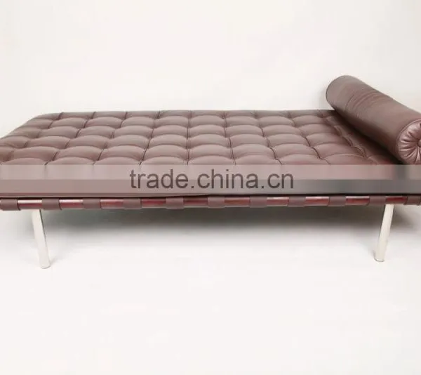 Living Room Furniture Leather Daybed Barcelona Daybed photo-6