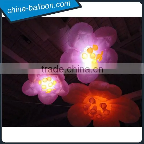 Fatanstic Decoration Wedding Inflatable Flowers/hanging Inflatable Flower With Led for Party/lighting Inflatable Flower photo-2