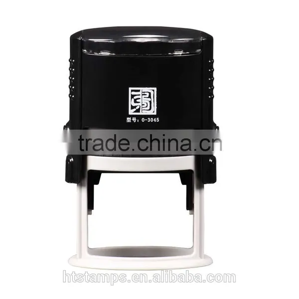 Free Sample Oval 30x45mm Factory Office Use Self Inking Type Rubber Stamp photo-2