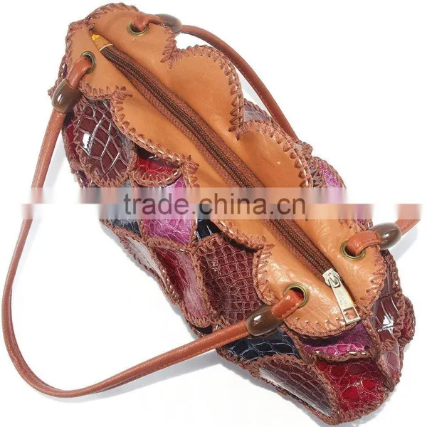 Handmade Crochet Leather Bag for Female Trendy Style Best Quality Material Low Price photo-6
