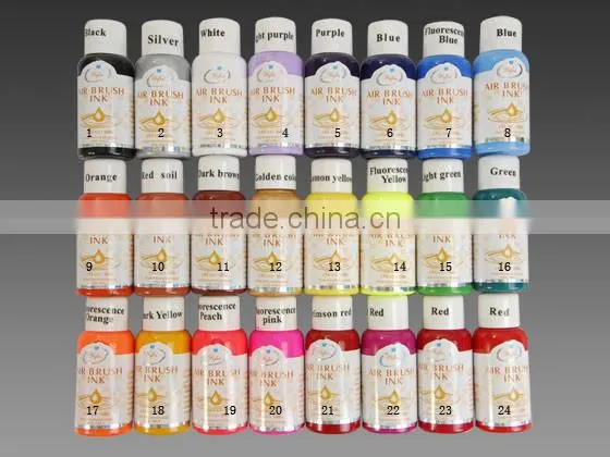 24color Airbrush Painting Color photo-2