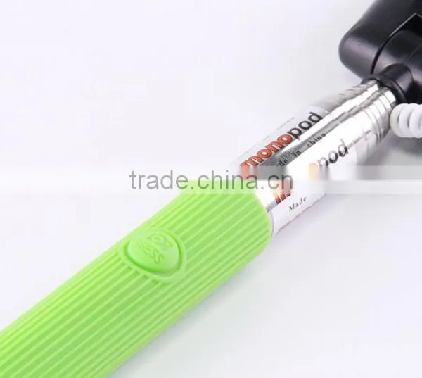 2015 Hot Portable in Pocket Walking Stick Selfie Stick With Wired Cheap Price photo-5
