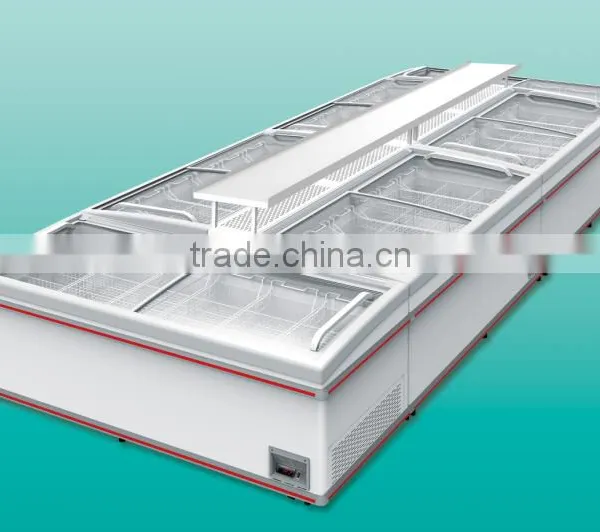Glass Door Showcase Freezer for Supermarket&shops Use photo-2