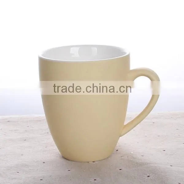 400ml 14oz Ceramic Big Coffee Mug Tea Cup Solid Color Fty Directly Sale photo-5