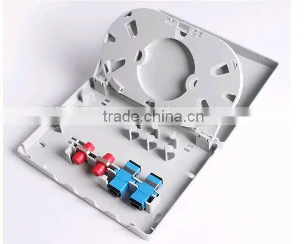 Plastic 4cores Indoor FTTH Fiber Optic Terminal Box OTB-C04,Ftth Mini Fiber Optic Terminal Box photo-4