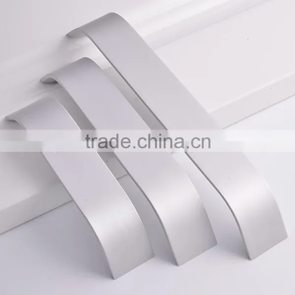 China Manufactory Products Modern Space Aluminum Cabinet Handle and Knobs / Drawer Pulls With Screws photo-2