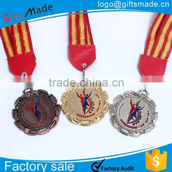 Hot Sale Custom Round Enamel Medallion Medal/medals Bronze photo-5
