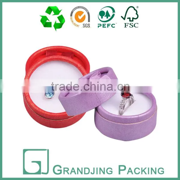 Promotion Cheap Small Round Jewelry Paper Box photo-3