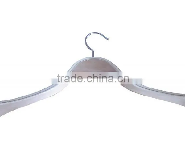 Warehouse Cheap Wooden Hanger , Laminated Hanger Hot Sale Clothes Hanger photo-2