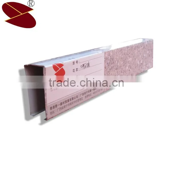 House Sales Center Ceiling Design of Composite Plate Aluminium Baffle Ceiling photo-3