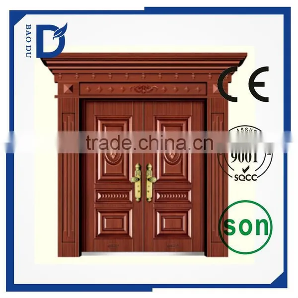 Front Door Design Steel Security Door Copper Doors photo-2