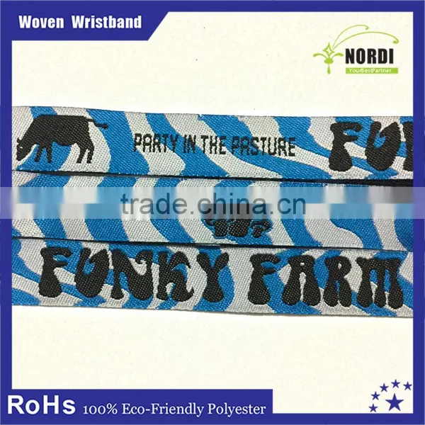 High Quality Customized 100% Polyester Wristband &rfid Wristband photo-4
