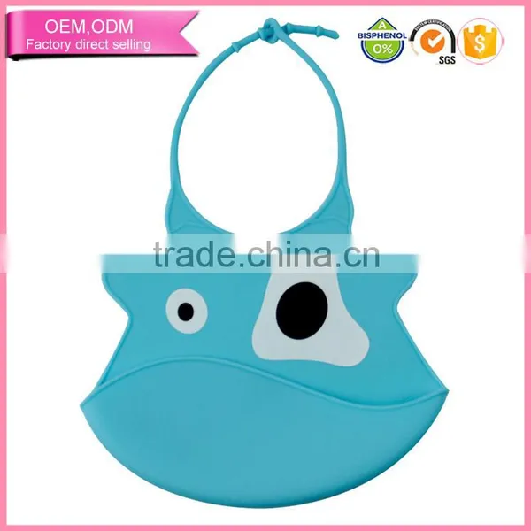 Infant Mealtime Soft Silicone Baby Bib Manufacturers Usa With Cartoon Designs photo-4