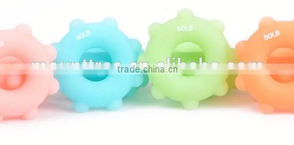 Newest Wholesale High Quality Exercise Equipment Colorful Eco-friendly Silicone Massage Gripping Ring photo-3