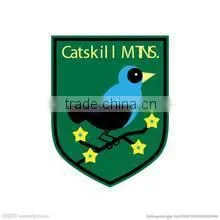 High-quality Creative Design Torch Light Pattern Emblem Soft Enamel Badge photo-6