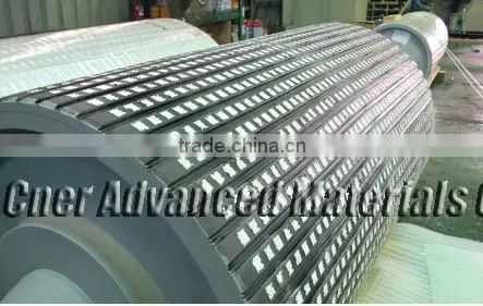 High Density Aluminium Oxide Ceramic Cylinder Liner, Ceramic Lagging on Pulley photo-4