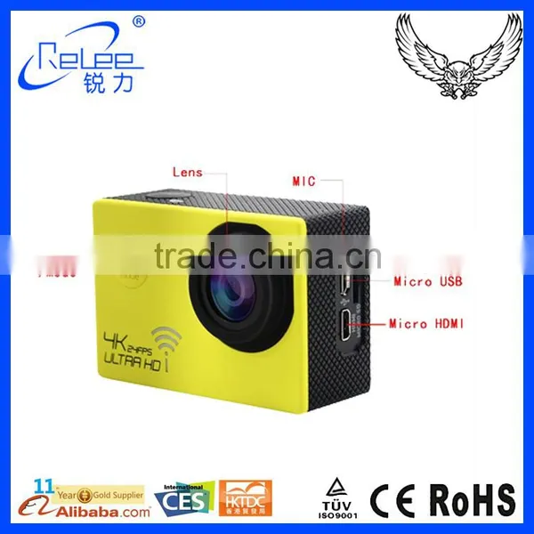 2016 Wholesale Full HD Real 4k Ultra HD Underwater Wifi Video Action Camera With H.264 photo-6