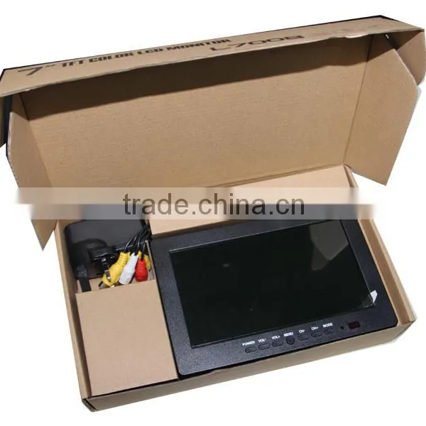 High Quality Widescreen 7inch Used Motorized Lcd Car Monitor With AV photo-6