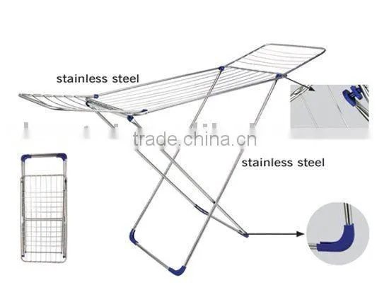 Outdoor Stainless Steel Foldable Clothes Rack