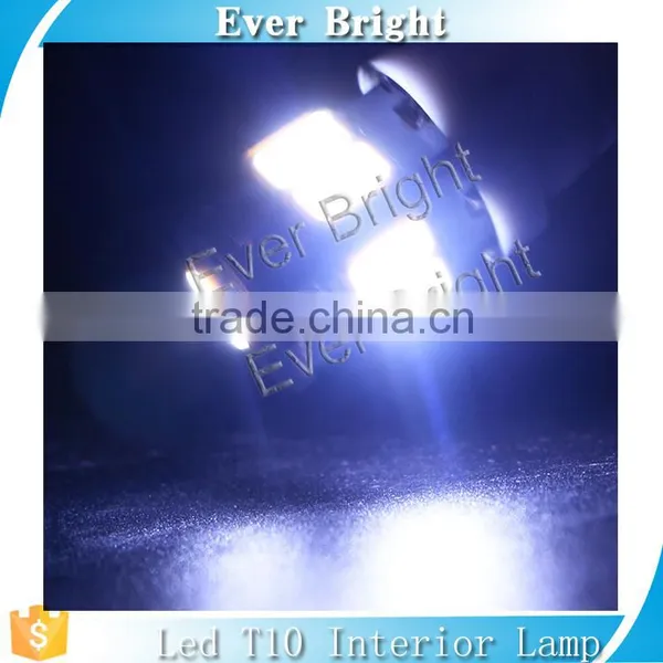 Cool White Color Ever Bright 220LM Led Lights for Cars W5w T10 Car Led Bulb 5630 Smd Led Specifications photo-5