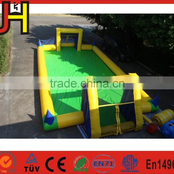 2016 Professional Supplier Inflatable Water Soap Soccer Field for Sale photo-5