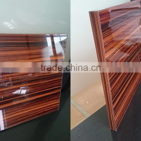 ST UV Coated Pvc Mdf Board for Wardrobe Door,kitchen Shutters ,LCT Panels photo-2